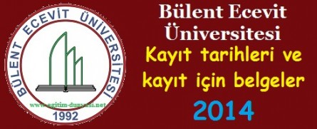 Bülent Ecevit Üniversitesi Akademik Takvim 2014 2015 detaylı