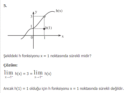 Süreklilik Soruları Çözümlü 5