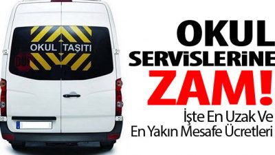 2015 Yılı 0kul Servis Ücretleri