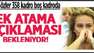 MEB’den 358 öğretmen ataması