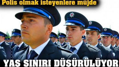 Polis Alımında Yaş Sınırı 2014