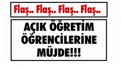 2015 AÖF İçin Af Tarihleri Belli Oldu