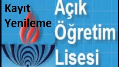 AÖL Kayıt Yenileme 2.Dönem 2015