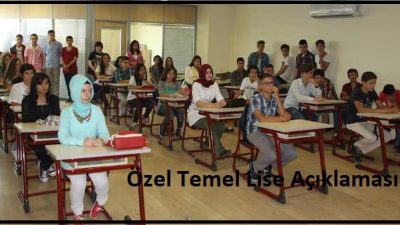 MEB Özel Temel Liseler Listesi Yayımlandı.