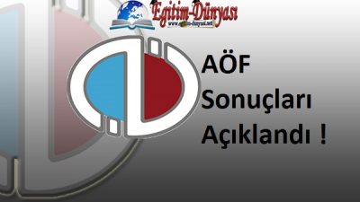 2015 AÖF Sınav Sonuçları Açıklandı!