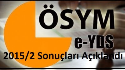 e-YDS 2015/2 Sonuçları Açıklandı !