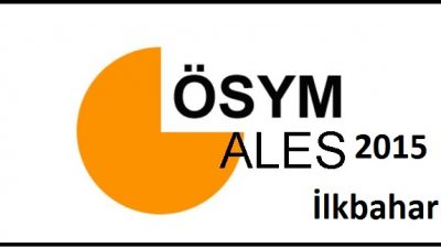 2015 ALES İlkbahar Dönemi Kılavuzu Yayınlandı Tıkla Öğren