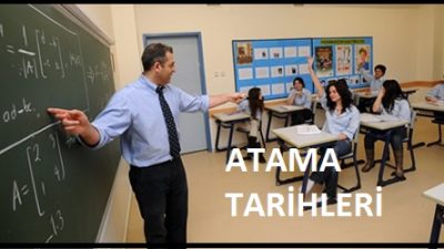 Dershane Öğretmen Atama Tarihleri 2015