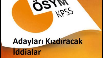 Kpss Adaylarını Kızdıracak İddia