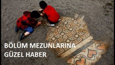 Arkeoloji ve Sanat Tarihi Mezunlarına Müjde !