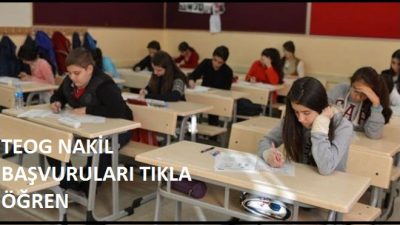 TEOG yerleştirme Sonuçları ve Nakil İşlemleri Tıkla Öğren