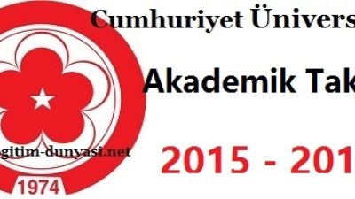 Cumhuriyet Üniversitesi Akademik Takvim 2015 2016