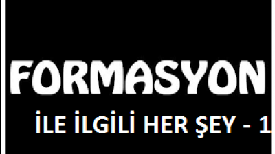 2015-2016 Formasyon ile İlgili Her Şey -1